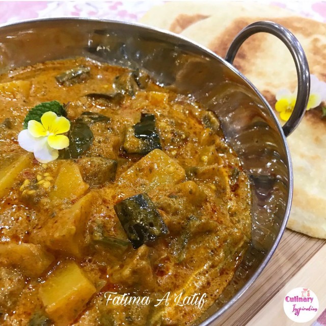 Brinjal & Potato Curry