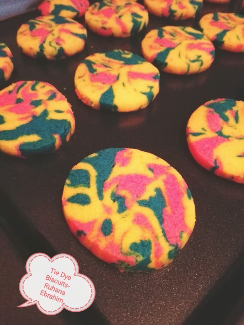 Tie Dye Cookies