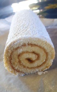 Apricot Jam Swiss Roll