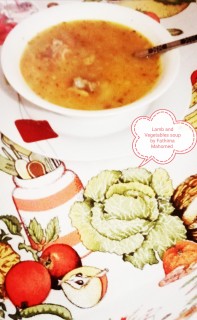 Lamb And Vegetables Soup