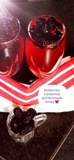 Mulberries, Cranberries And Lemonade