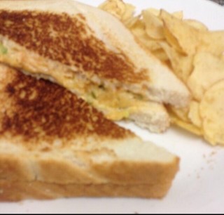 Leftover Fish Toastie