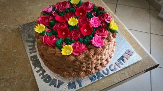 Chocolate Cake And Verity Toppings To Choose From