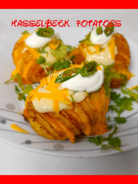 Hasselback  Potatoes