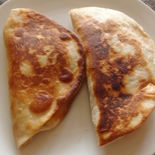 Potato,cheese And Polony Quesadillas