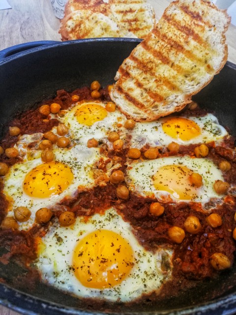 Middle Eastern Flavored Shakshouka