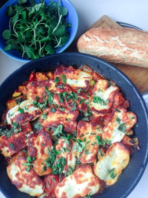 Baked Halloumi