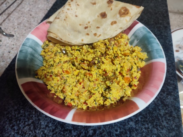 Methi Bhaji & Egg