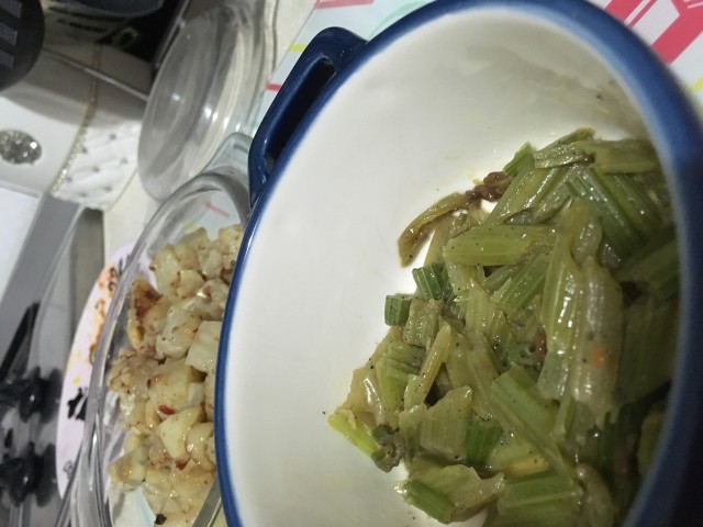 Celeriac Two Ways- Cubed And Braised