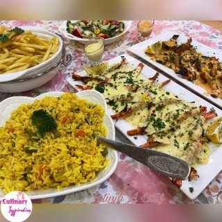Lemon Butter Prawns & Peri Peri Prawns