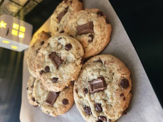 Chocolate Chip, Oat And Coconut Cookies