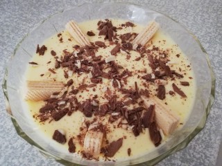 Pine-apple & Wafer Dessert