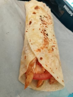 Chips And Cheese Roti Roll