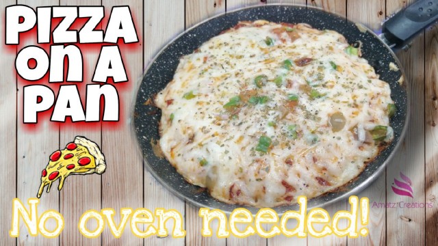 Pizza In A Pan🍕 No Oven Needed!!