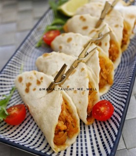 Peri-peri Chicken Soft Shell Tacos