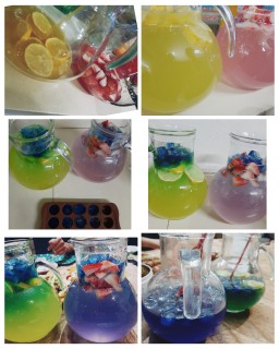 Colour Changing Mocktails