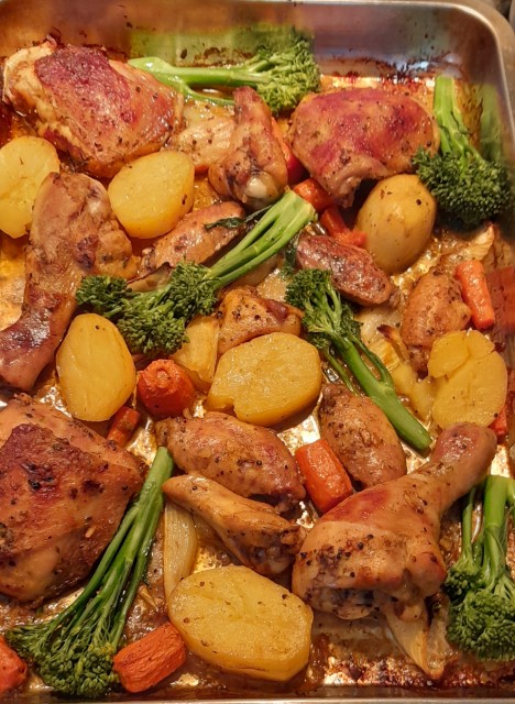 Roast Chicken And Veggies