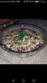 Tri Colour Bean Salad
