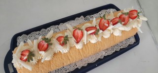 Strawberry Swiss Roll