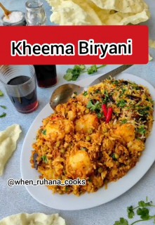 Kheema (mince Biryani)