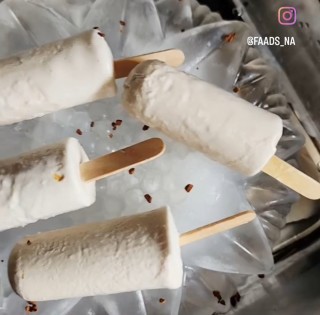 Iced Coffee Cream Lollies