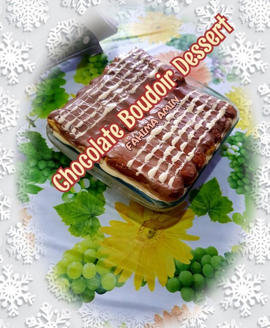 Chocolate Boudoir (fingers) Dessert