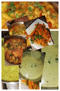 Carrot Dish Served With Khurrie Kitchri