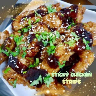 Sticky Chicken Strips