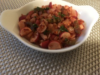 Radish And Jalapeño Kachoomer