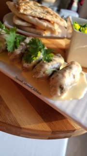 Lemon Chicken Kebab With Sauce