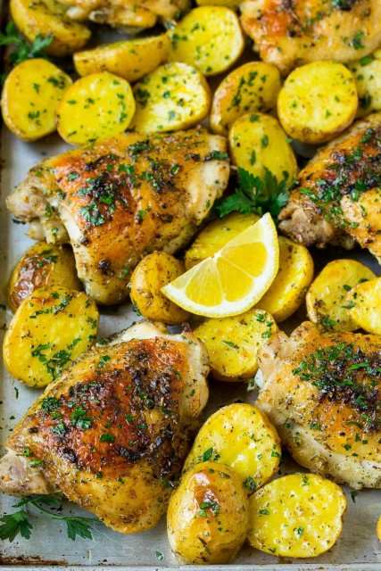 Lemon Chicken & Potatoes