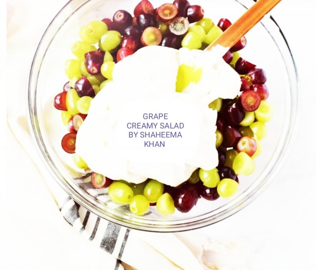 Grape Creamy Salad