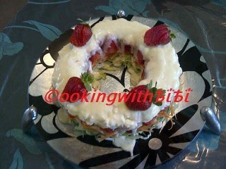 Salad Ring / Cake Created And Developed By Bibi Sirkhot ™ ©ookingwithѢΐѢΐ
