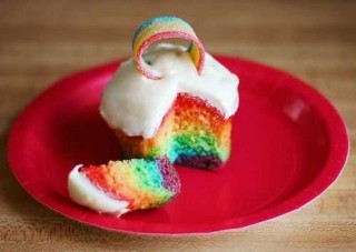 Rainbow Cupcakes