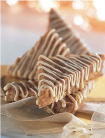 Crunchy Toffee Triangles