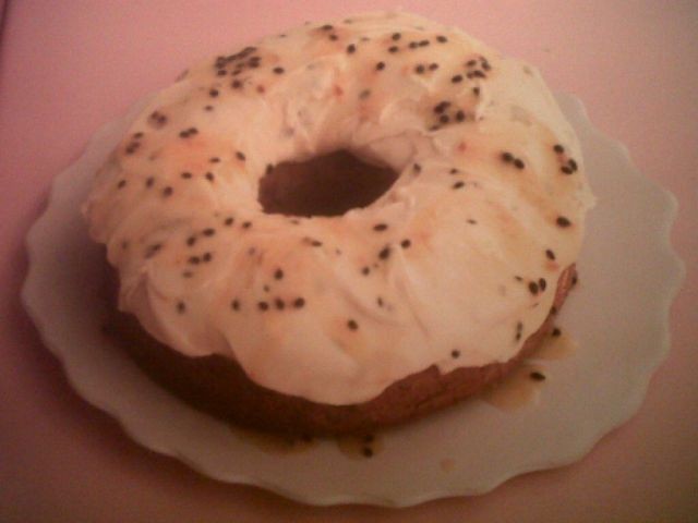 Banana & Granadilla Yoghurt Cake