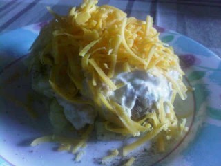 Jacket Served With Tuna And Cheese