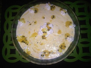 Passion Fruit Fridge Tart