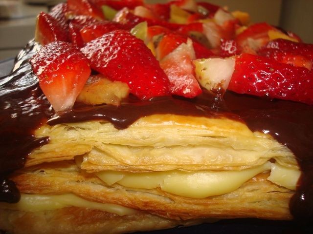 Layered Pastry Slices