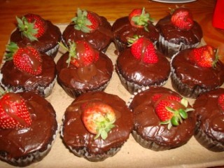 Chocolate Banana Cake / Cuppie Cakes