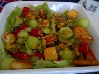 Haloumi & Sweet Melon Salad