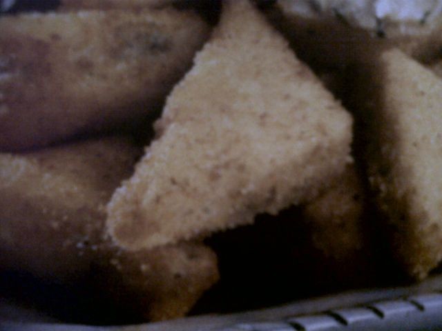 Fried Cheese Triangles