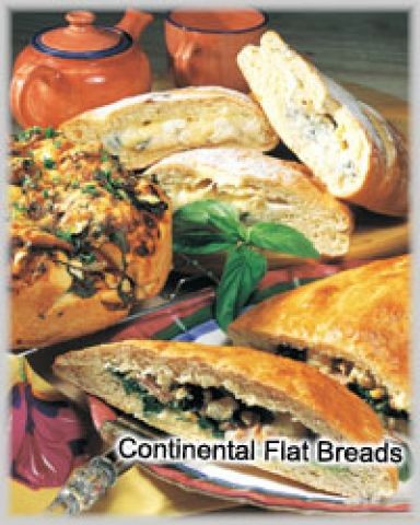Feta/mozzarella And Spinach Continental Flat Bread