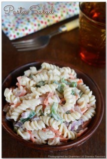 Pasta Salad Wit 1000 Island Dressing
