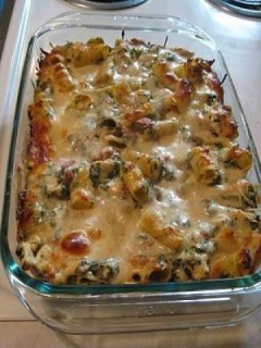 Chicken And Spinach Pasta Bake