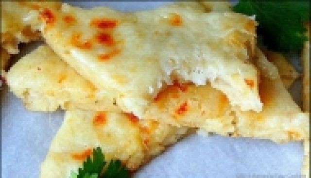 Easy Potato And Cheese Flat Bread