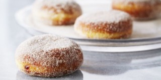 Raspberry Jelly Doughnuts