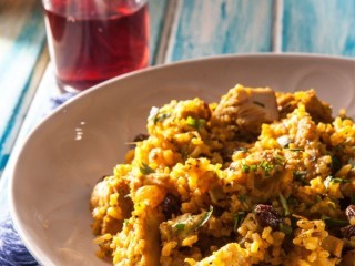 Chicken Fillet Akni/pilau