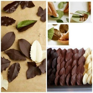 How To Make Chocolate Leaves