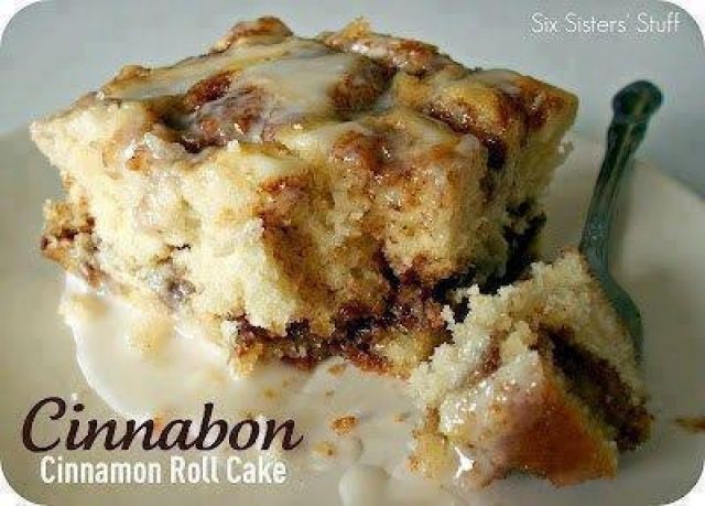 Cinnabon Cinnamon Roll Cake